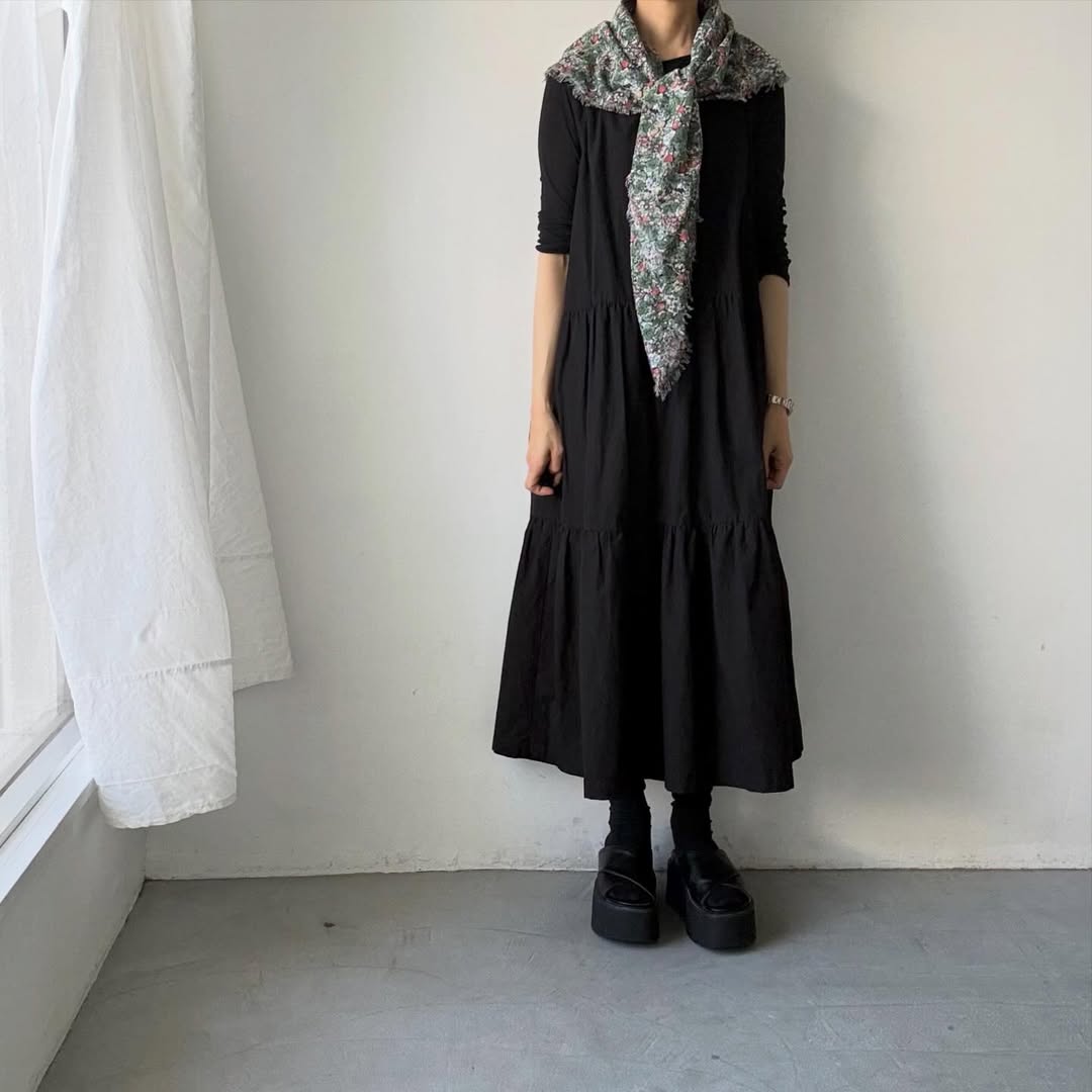 R&D.M.Co  ワイルドベリーフィールドガーゼショール