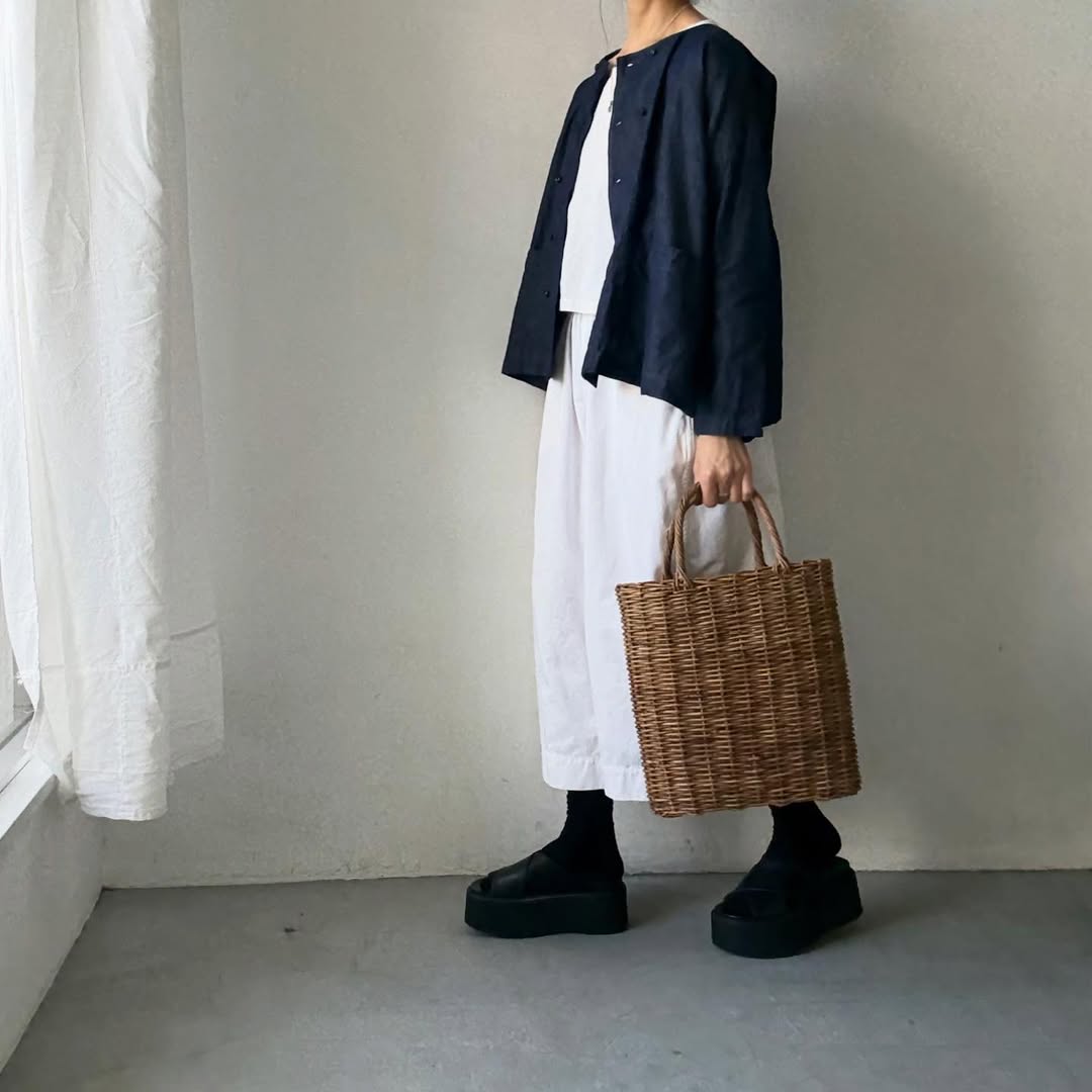 jujudhau デッドストックデニムダブルボタンシャツ