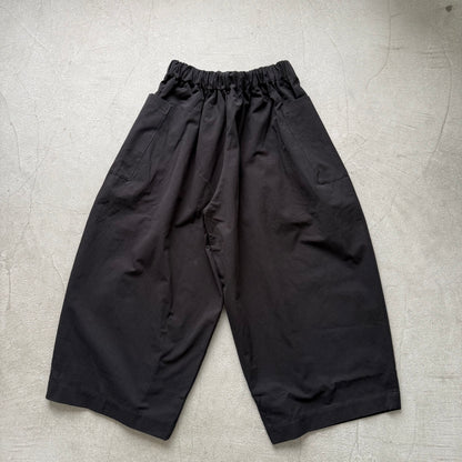 atelier d'antan Perriereコットンワイドパンツ　ブラックsize1