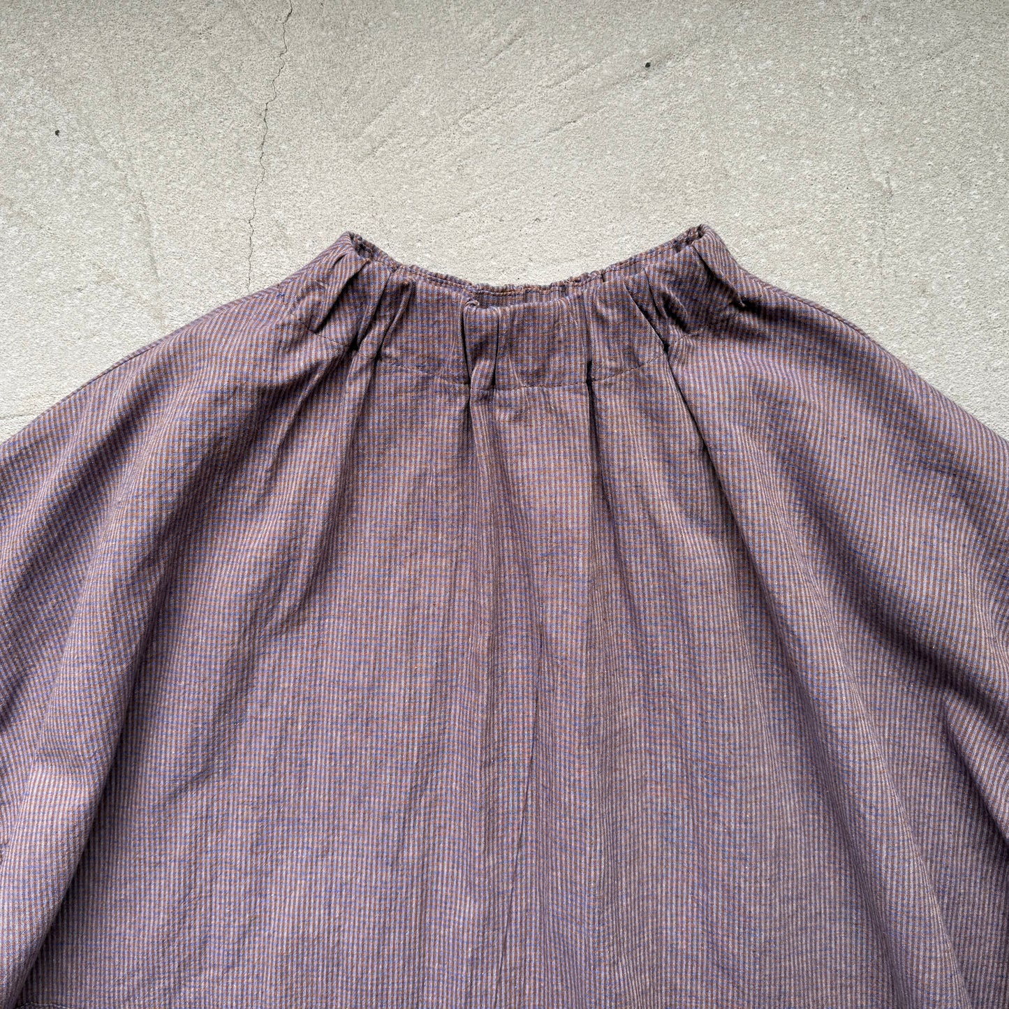 atelier d'antan Krallコットンリネンドレス
