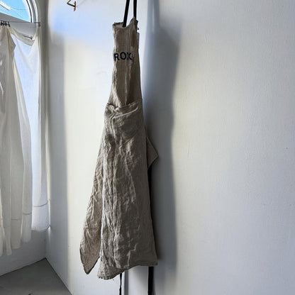 R&D.M.Co  YOU ROCK リネンエプロン