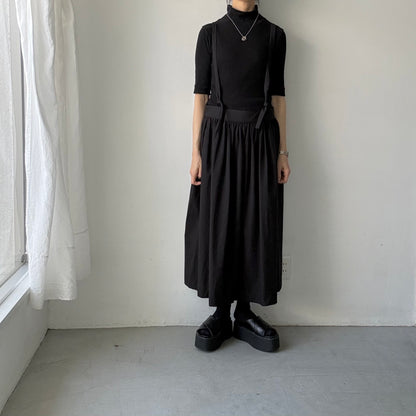 atelier naruse  コットンサスペンダースカート