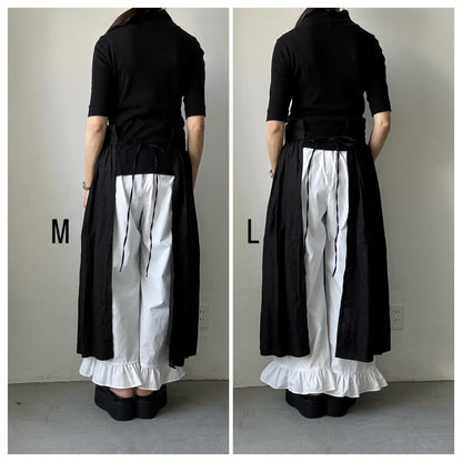 ayanoguchiaya　オーガニックコットンフリルパンツ