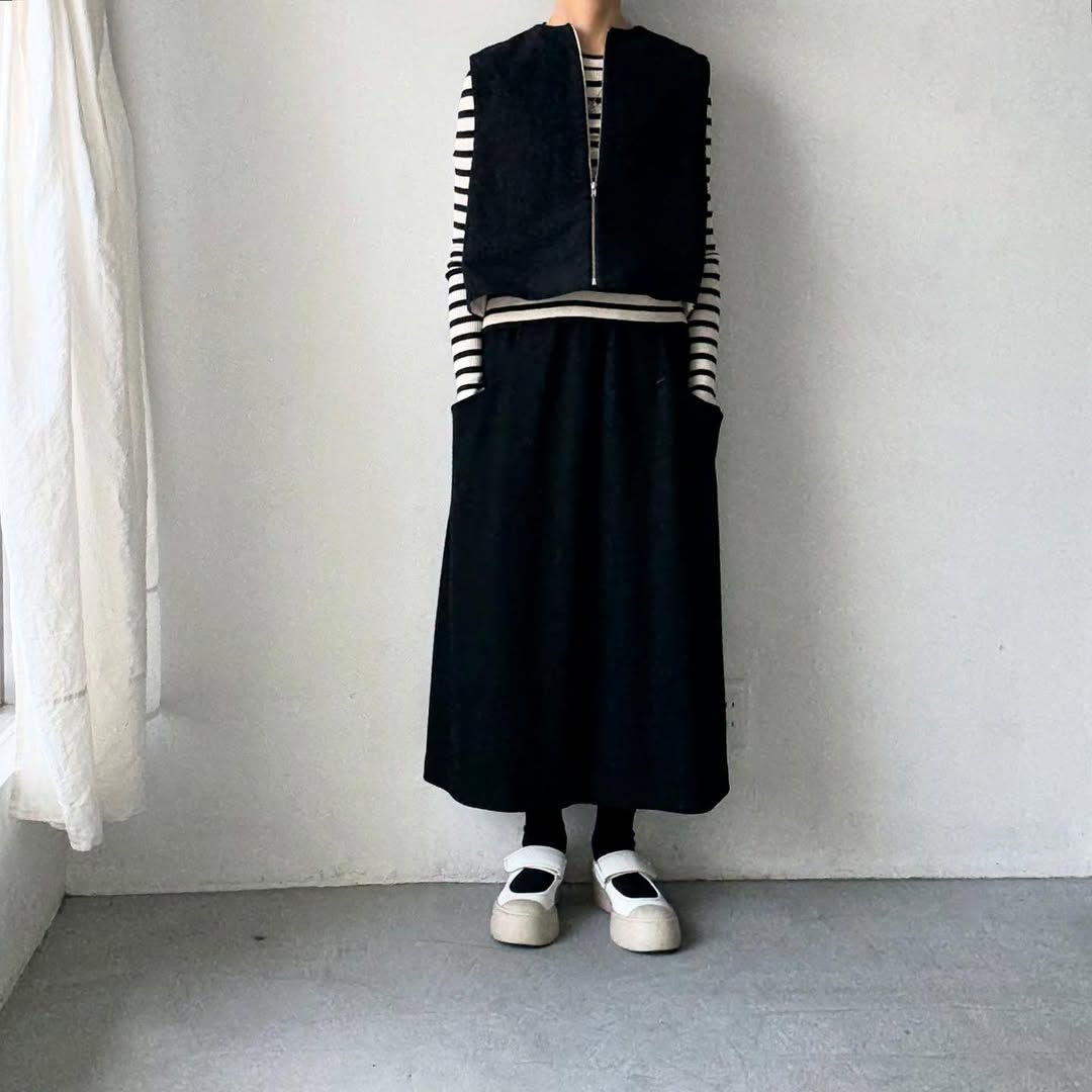 R&D.M.Co  コットンウールシャーリングベスト