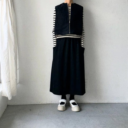 R&D.M.Co  コットンウールシャーリングベスト