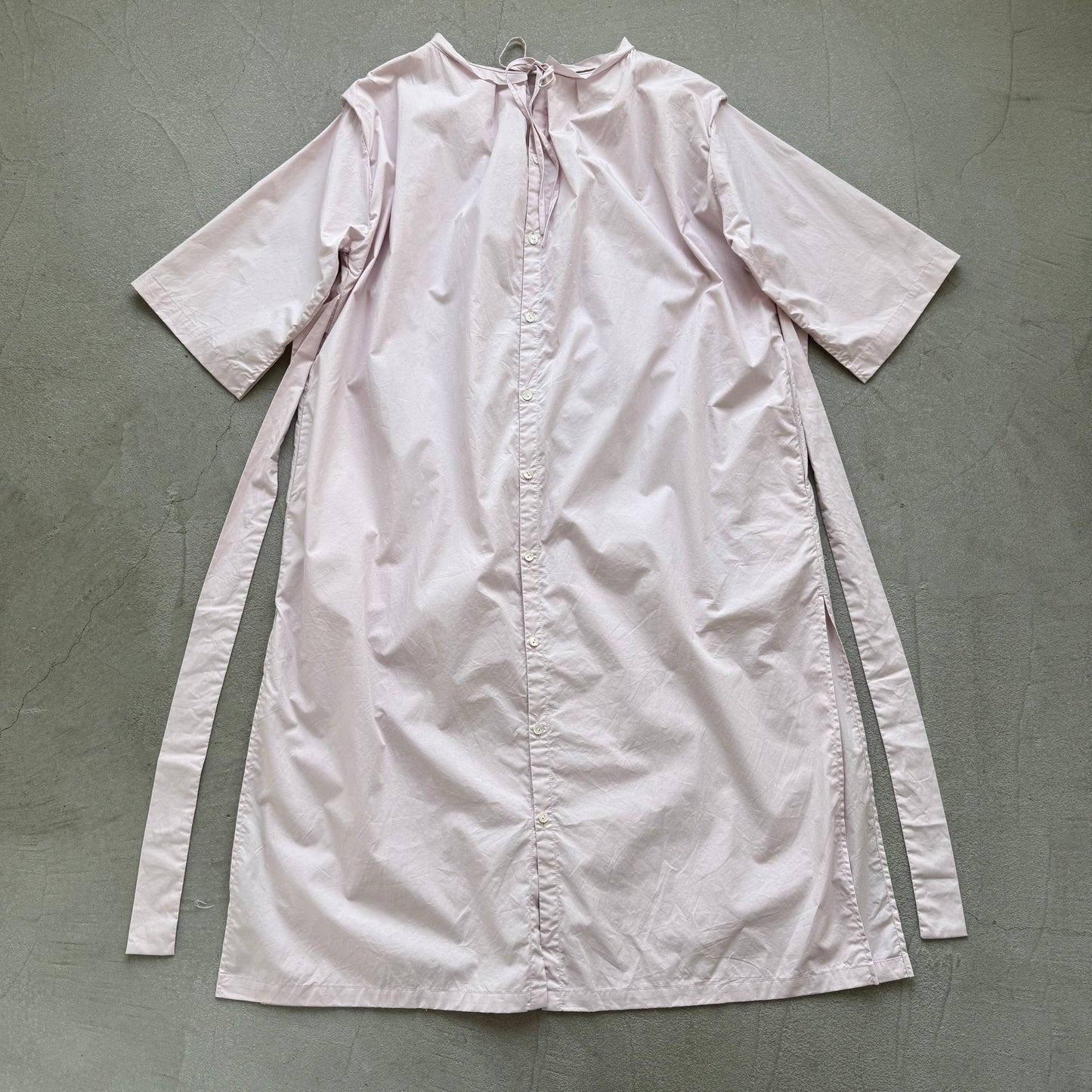 ayanoguchiaya　フリップロングシャツドレス　ローズ
