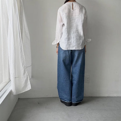 ゴーシュ  ヘンププルオーバーブラウス