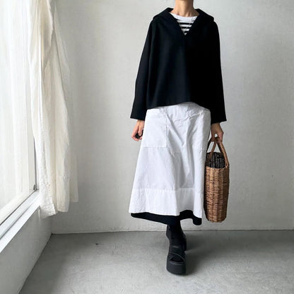 cion  ウール混セーラープルオーバー