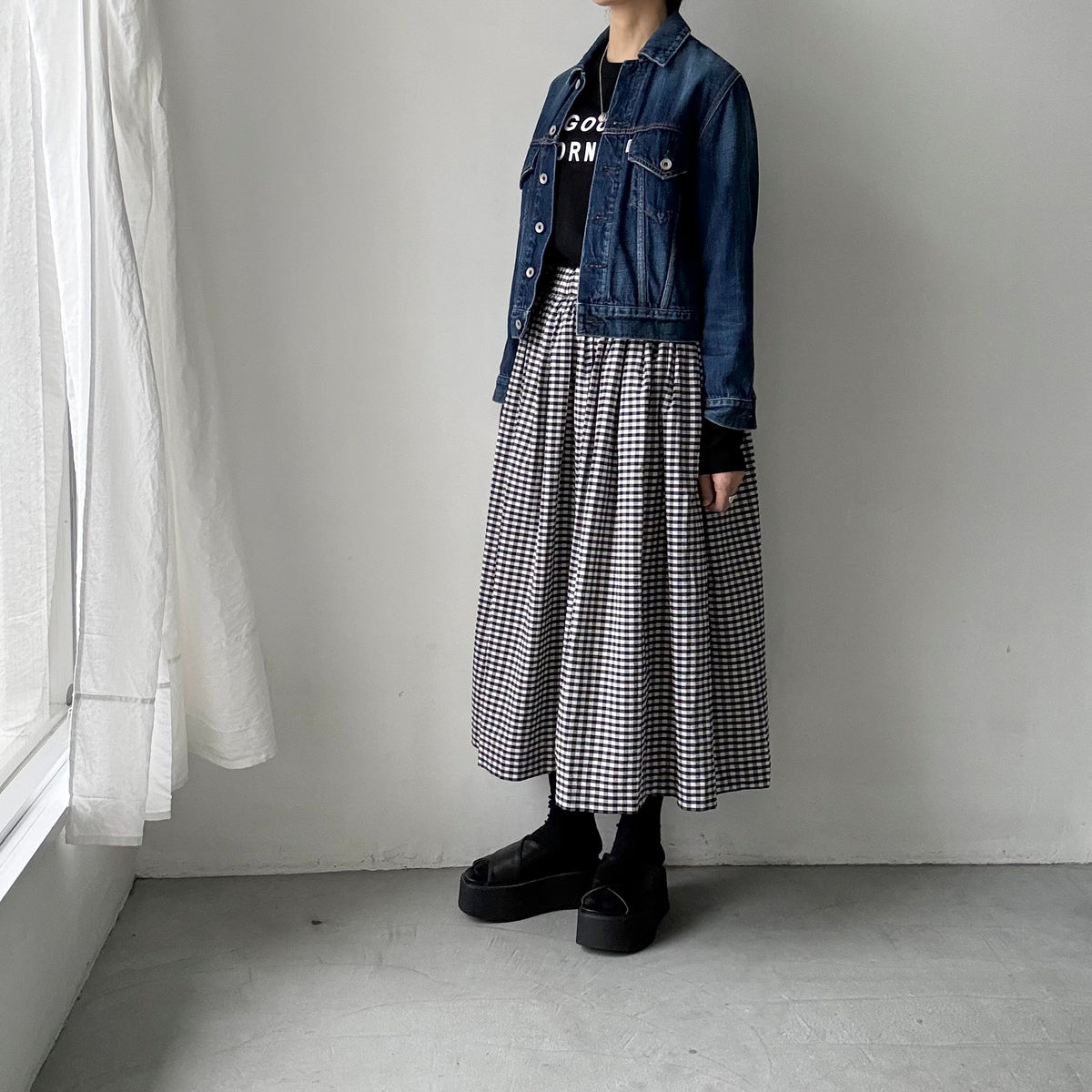 R&D.M.Co  GOOD MORNING長袖Tシャツ