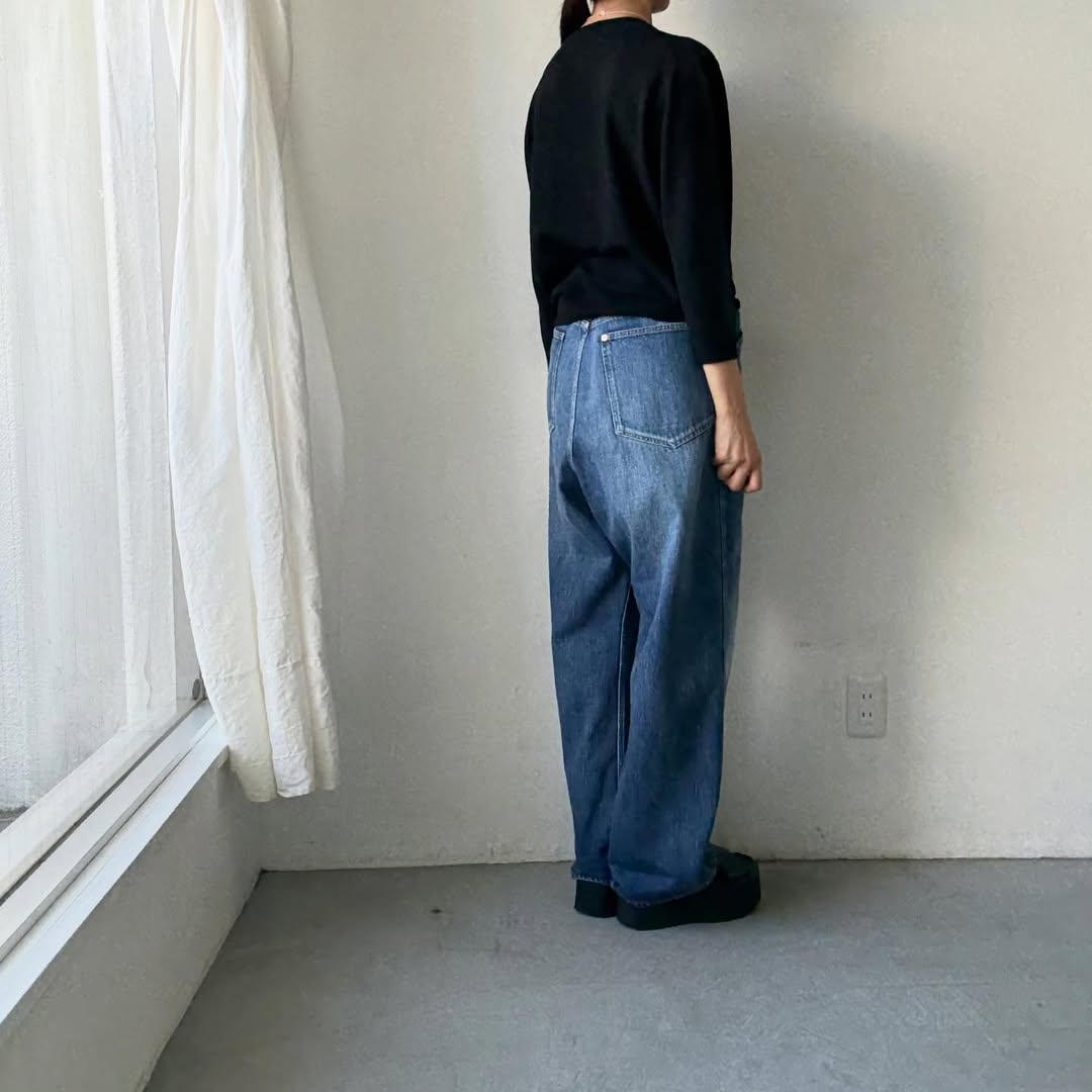 R&D.M.Co  ウールカシミアポケットプルオーバー　ブラック