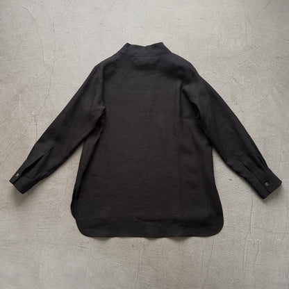 atelier naruse  リネンモックネックブラウス