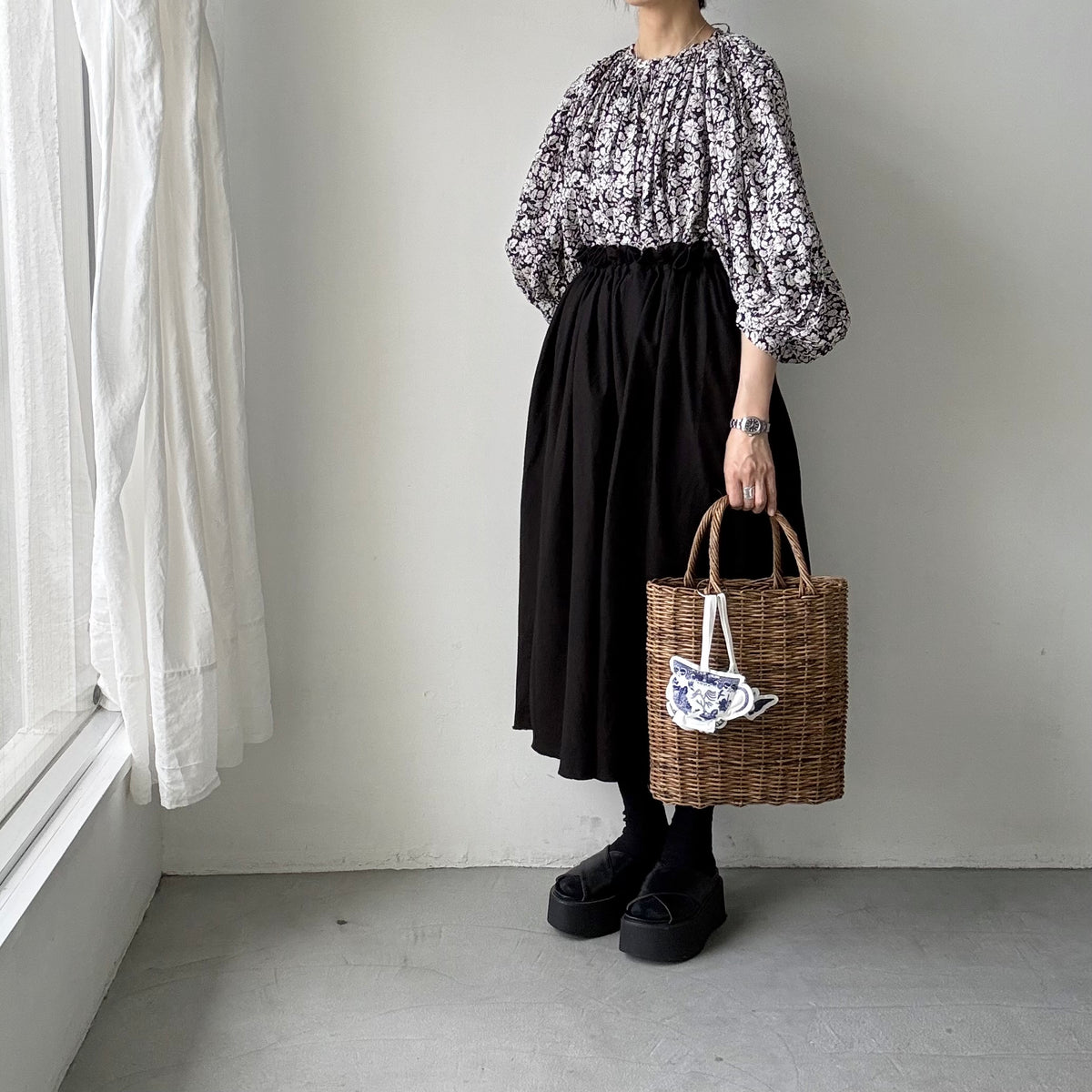 R&D.M.Co  BLUE WILLOW  ファブリックチャーム