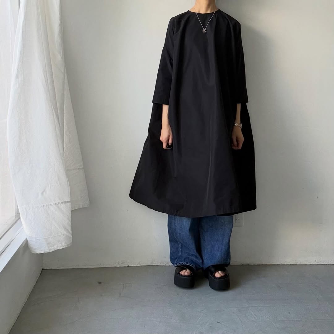 R&D.M.Co  タフタプルオーバードレス