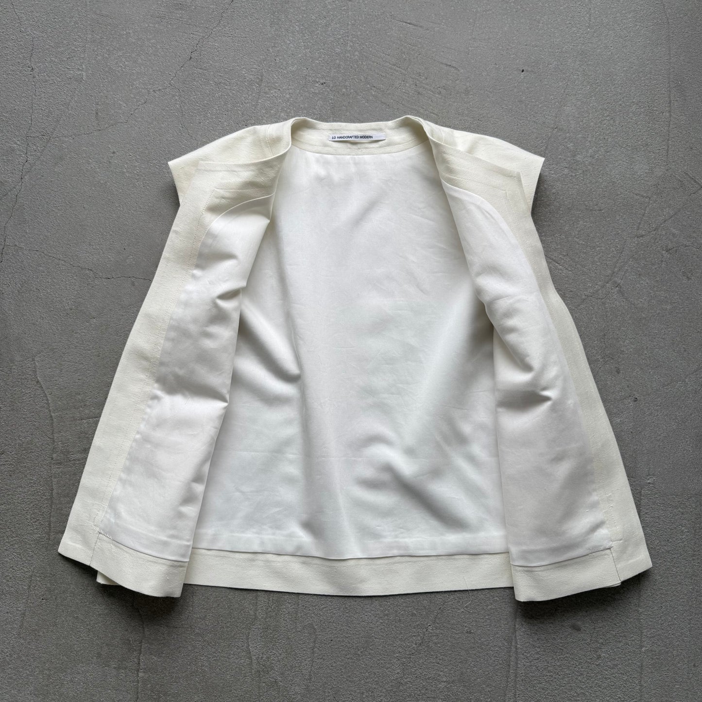 TENNE HANDCRAFTED MODERN  シルクキュプラツイードベスト