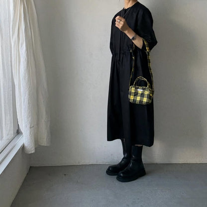 R&D.M.Co タータンチェックグロッサリーミニショルダーバッグ　ルイス