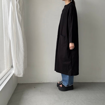 jujudhau デッドストックコットンプルオーバードレス