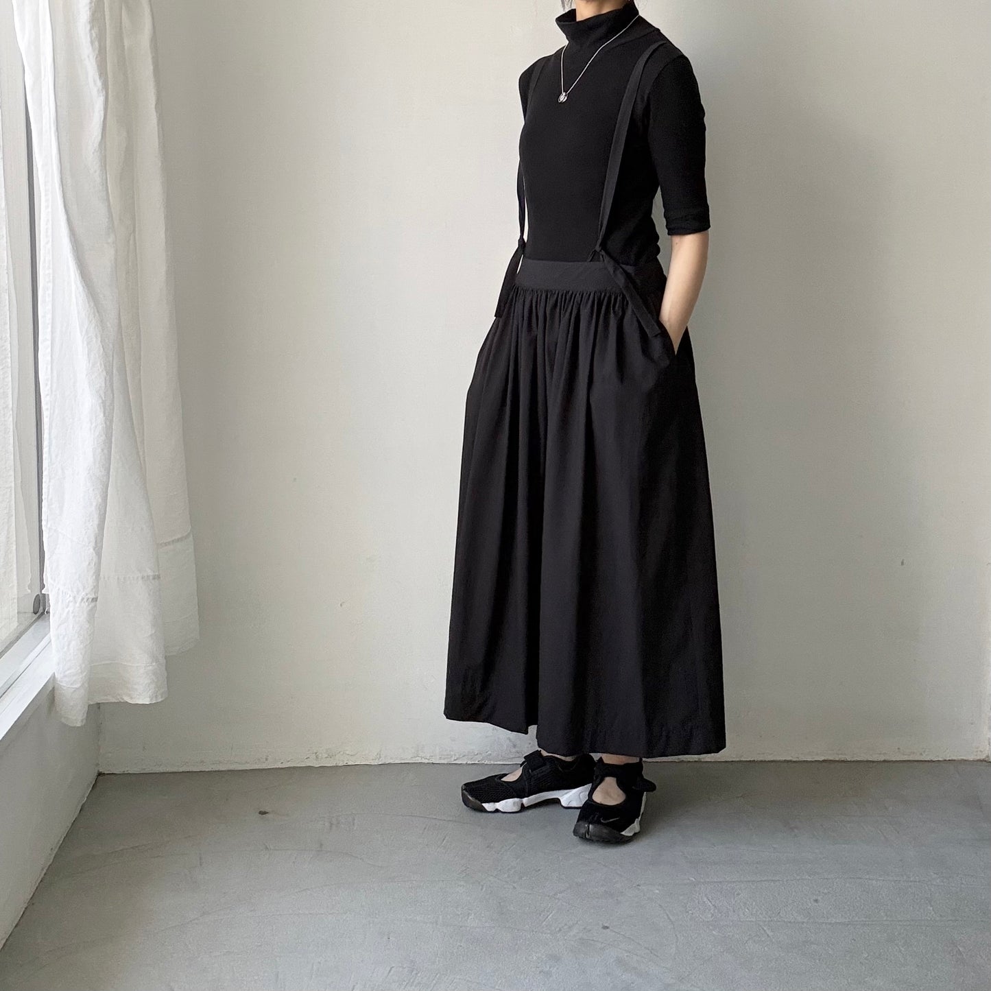 atelier naruse  コットンサスペンダースカート
