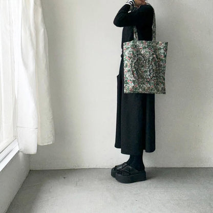 R&D.M.Co  ワイルドベリーフィールドローンフリルデコレーショントートバッグ