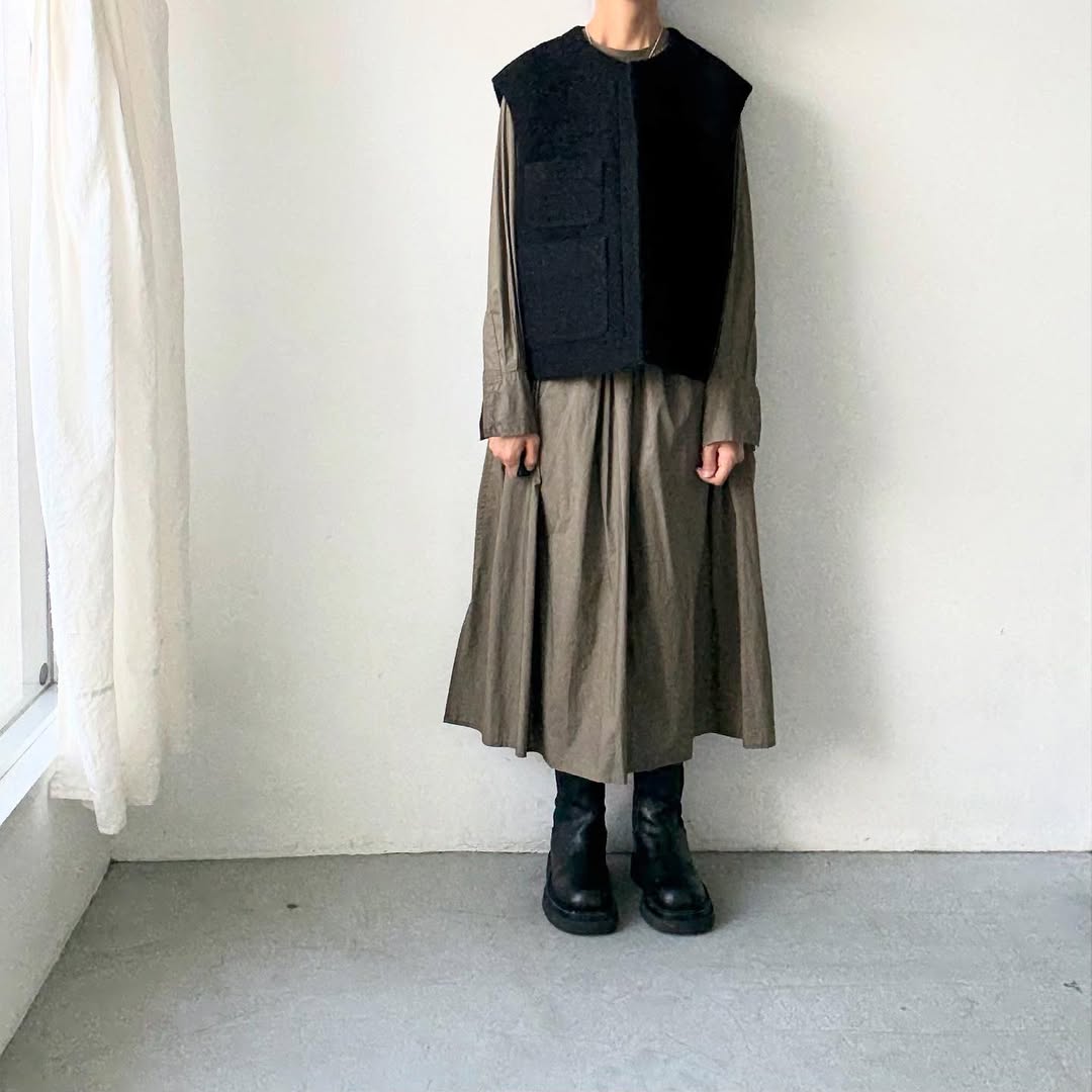 TENNE HANDCRAFTED MODERN アンゴラツイードベスト