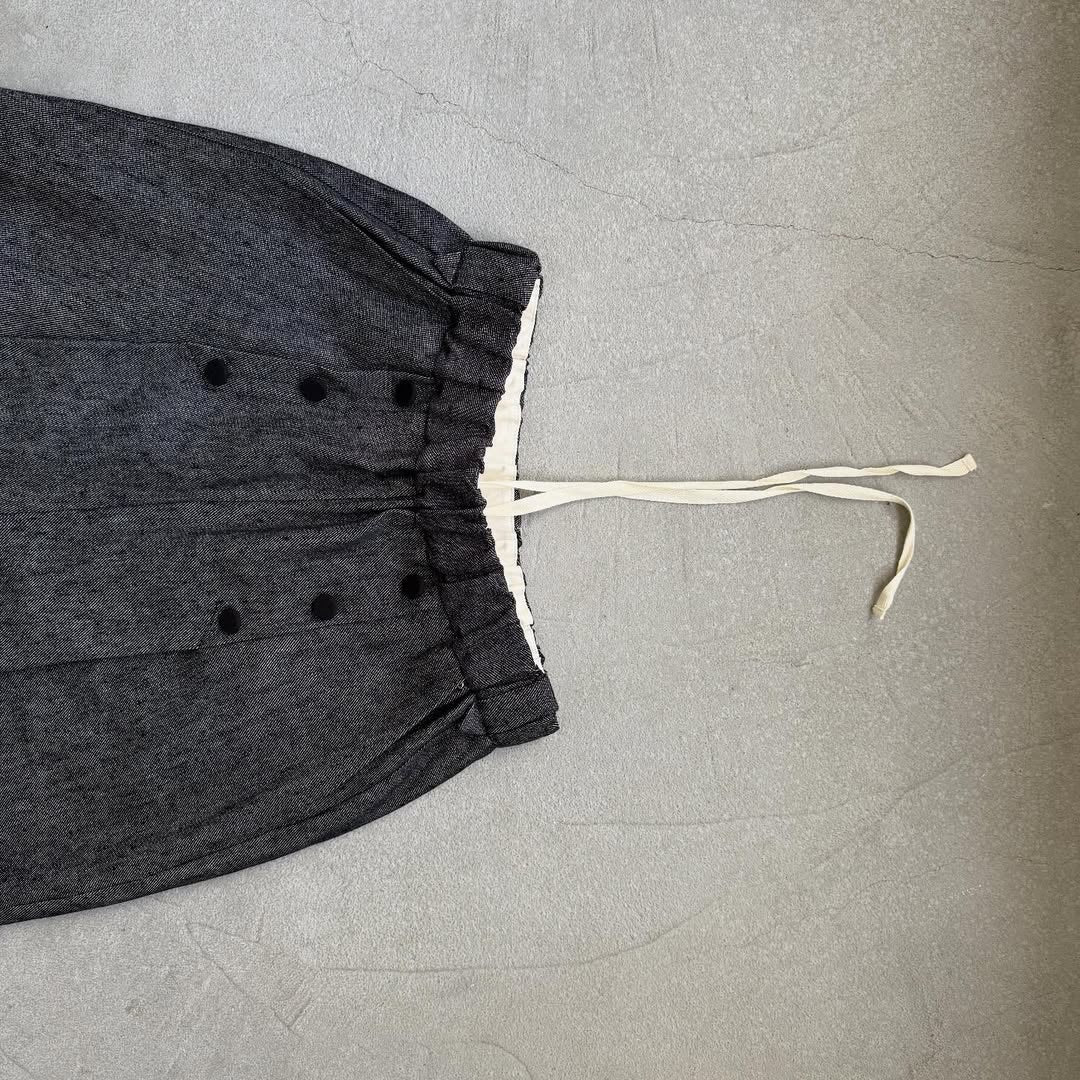 MAGALI コットンリネンデニムマリンパンツ