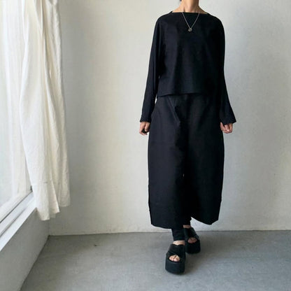 TENNE HANDCRAFTED MODERN オーバーオールパンツ　ブラック