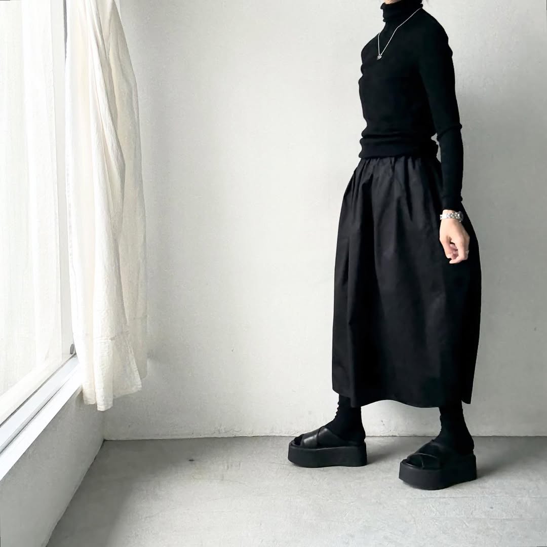 SACUCA  タックギャザースカート