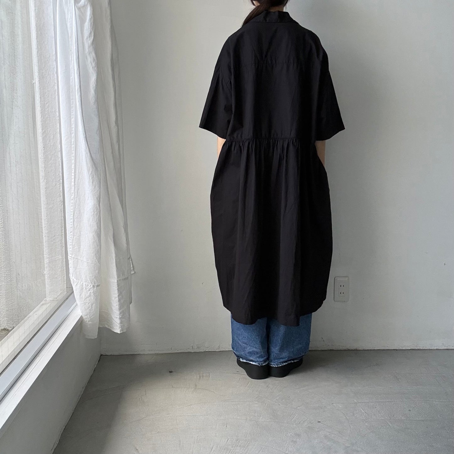 jujudhau  ハーフスリーブドレス