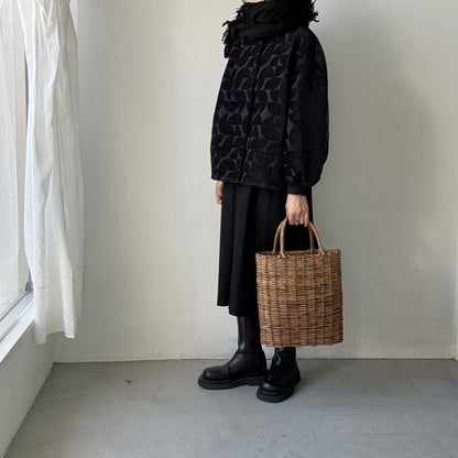 kijinokanosei  バックタックブルゾン