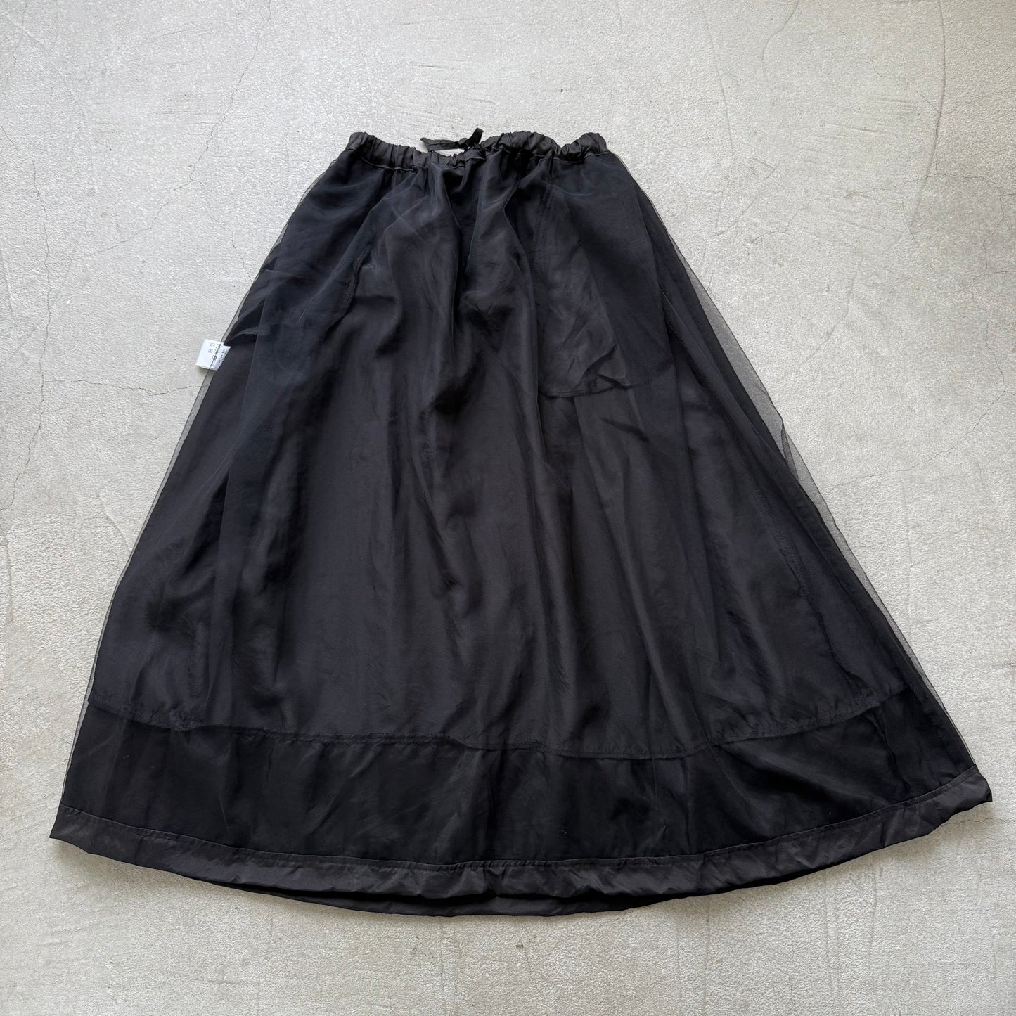 R&D.M.Co 　シルクサテンドッキングバルーンスカート