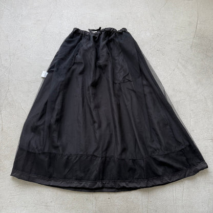 R&D.M.Co 　シルクサテンドッキングバルーンスカート