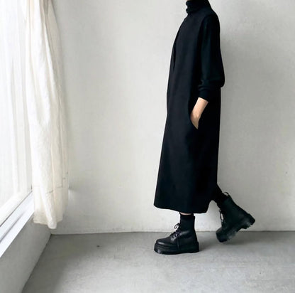 atelier naruse コットンウールヘリンボンジャンパースカート