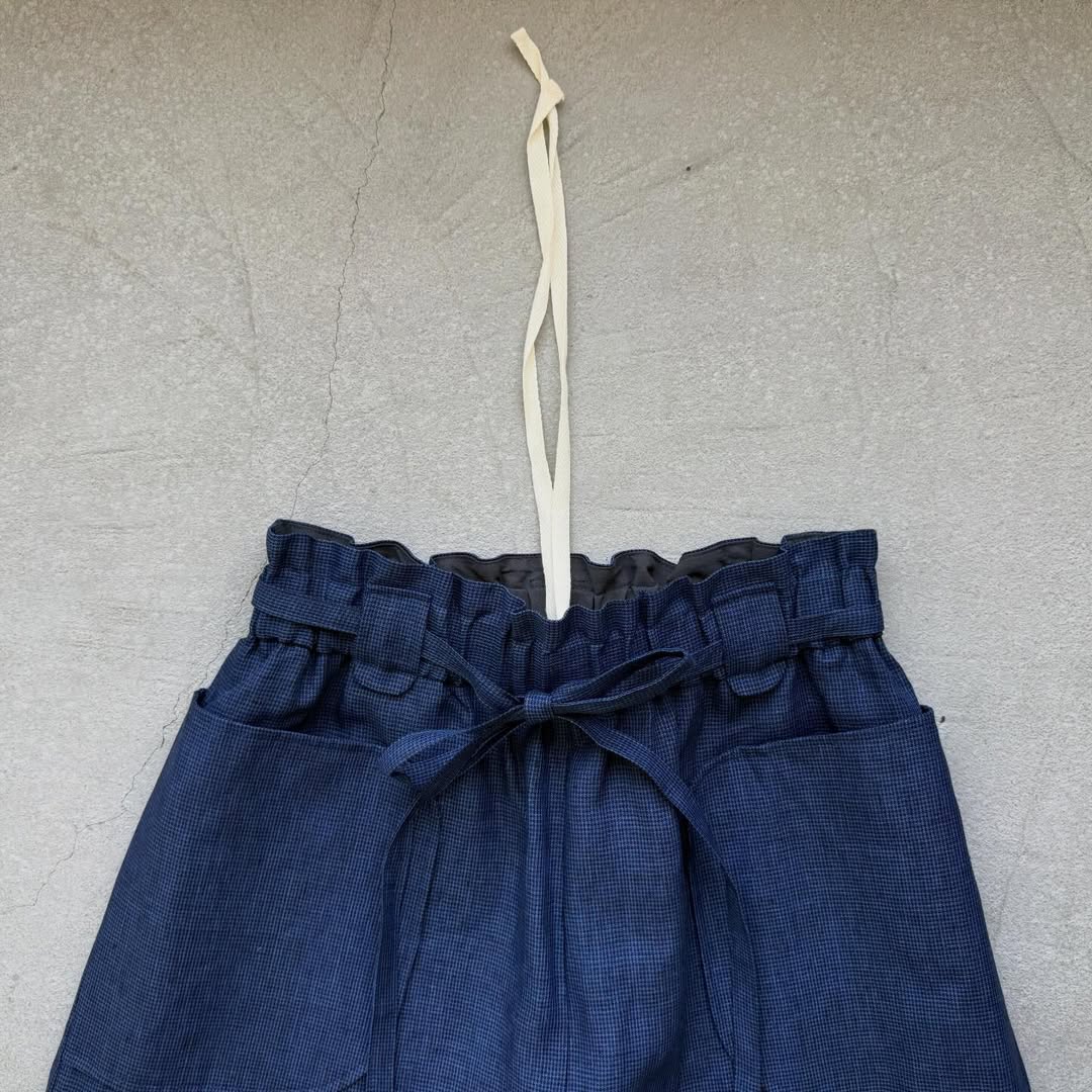 MAGALI インディゴリネンロングパンツ