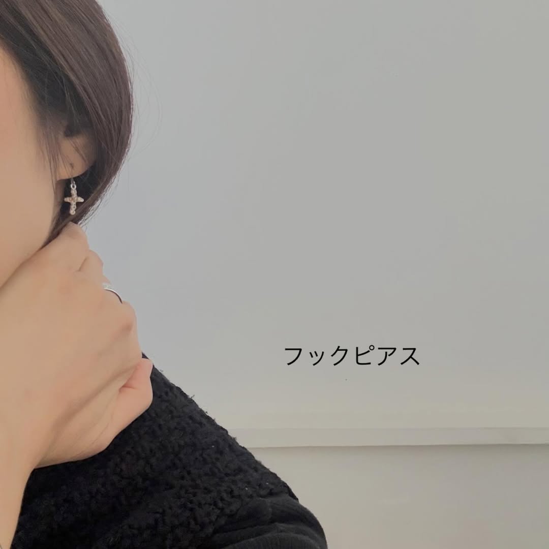 soi  カレンシルバーピアス(フック、ポスト)