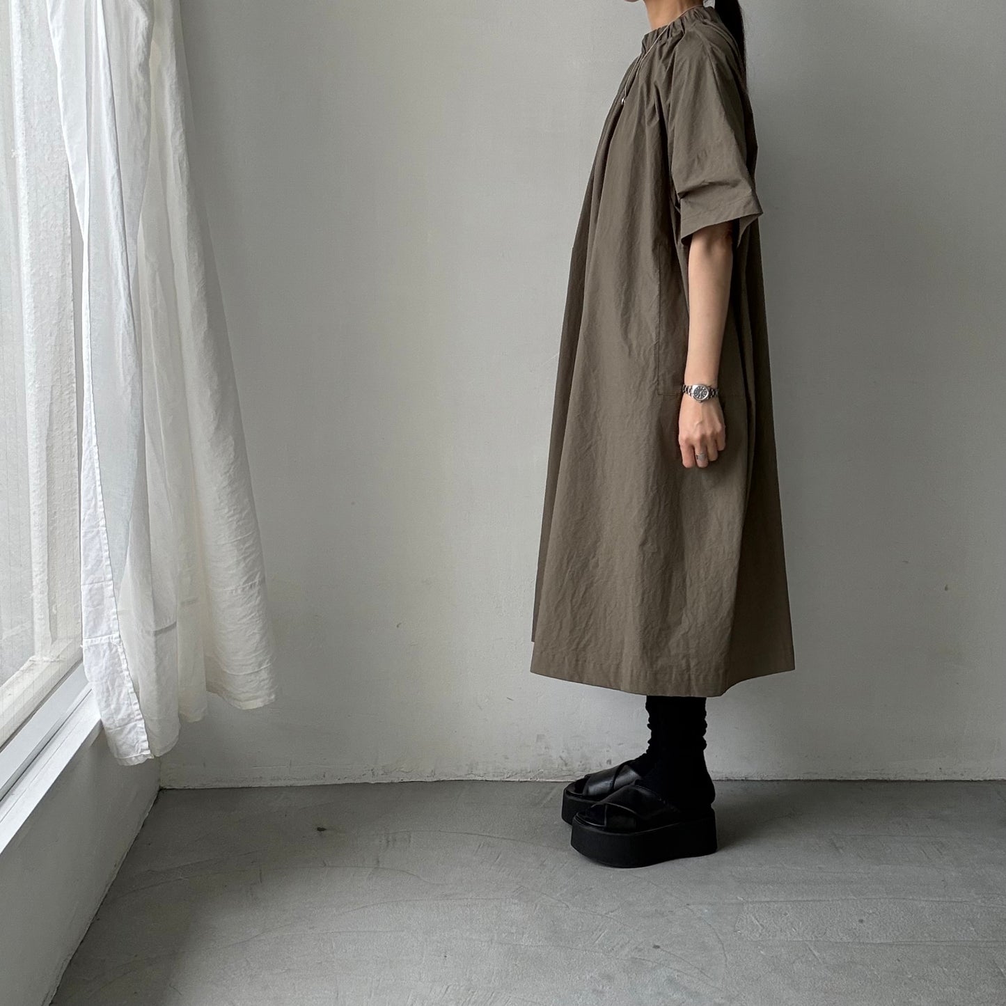 atelier d'antan Krallコットンドレス