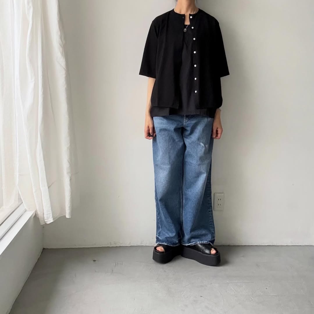 homspun  無地ノースリーブプルオーバー