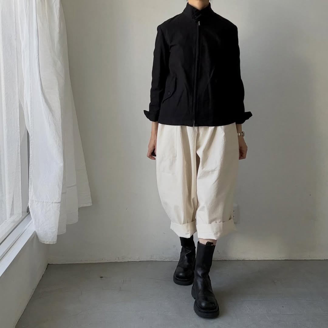 atelier d'antan Perriereコットンワイドパンツ