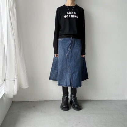 R&D.M.Co  GOOD MORNING長袖Tシャツ