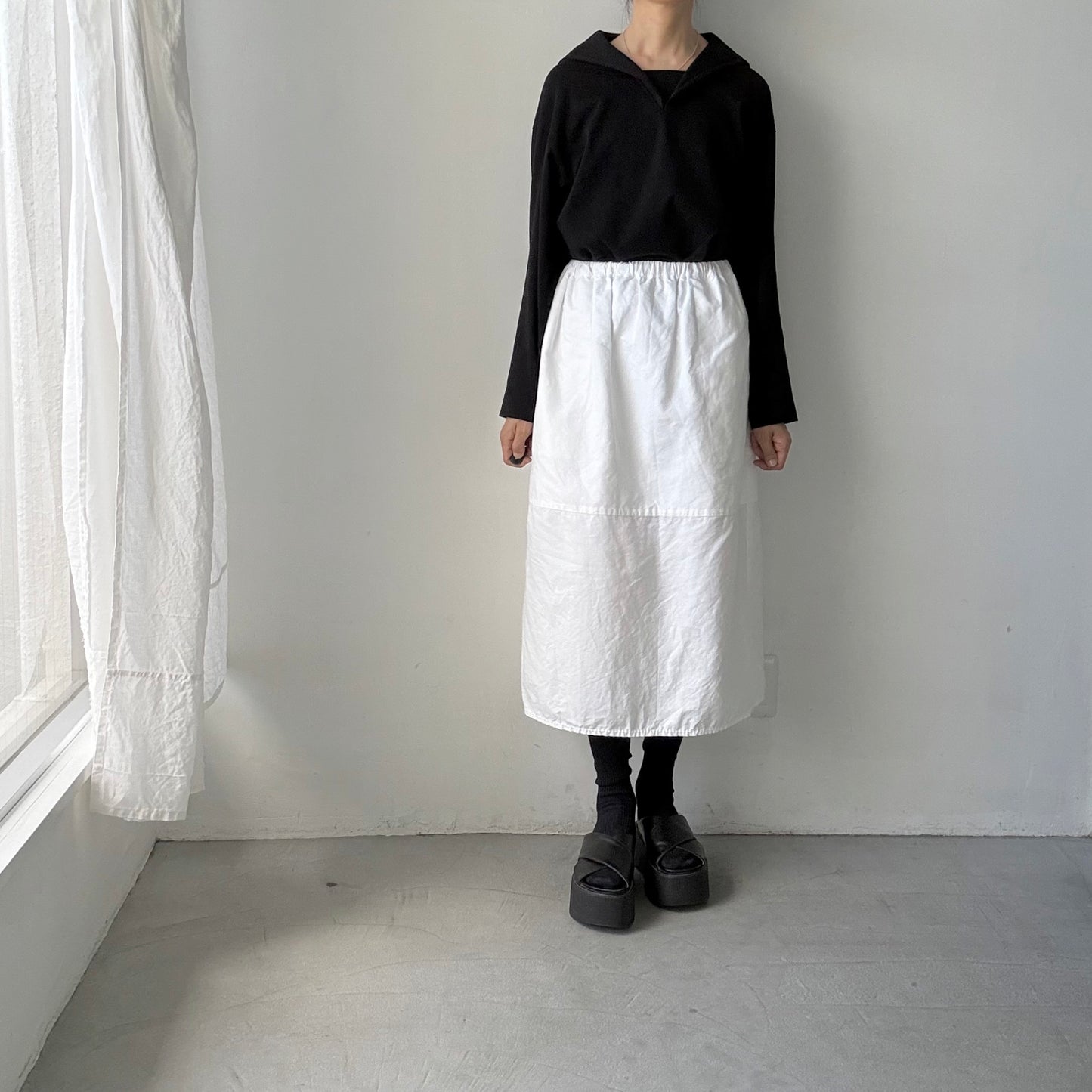 🟡水曜日入荷分予約受付中🟡 cion  コットンセーラー長袖カットソー