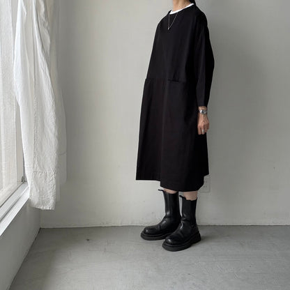 jujudhau デッドストックコットンイージードレス