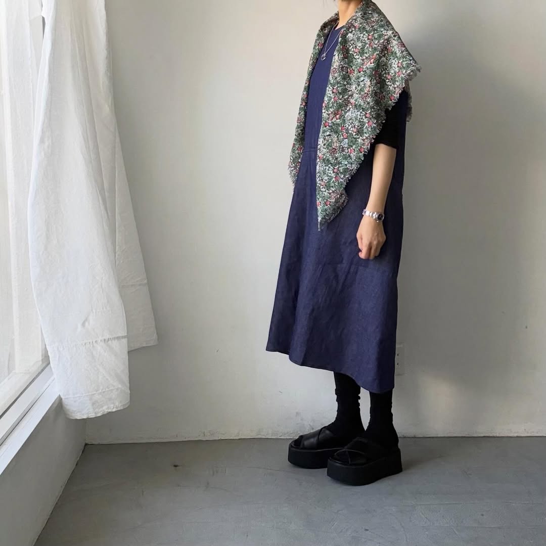 R&D.M.CO ワイルドベリー柄　ショール ワイルドベリーガーゼショール／R&D.Co- | ovede