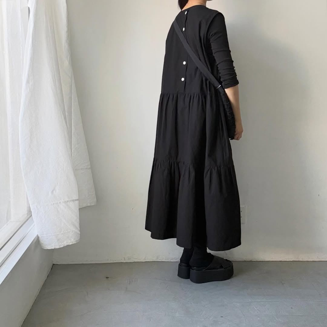 R&D.M.Co ガーメントダイフリルショルダーバッグ