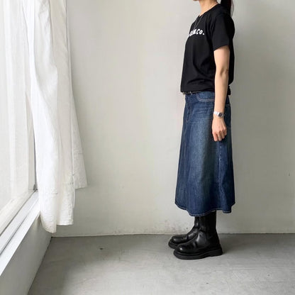R&D.M.Co パイルエンブロイダリーTシャツ