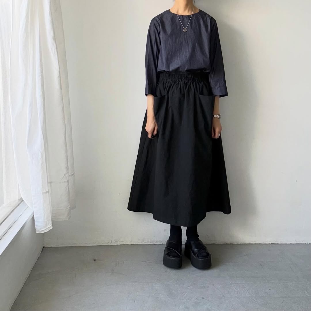 Linenya  ライトオンスデニムプルオーバー