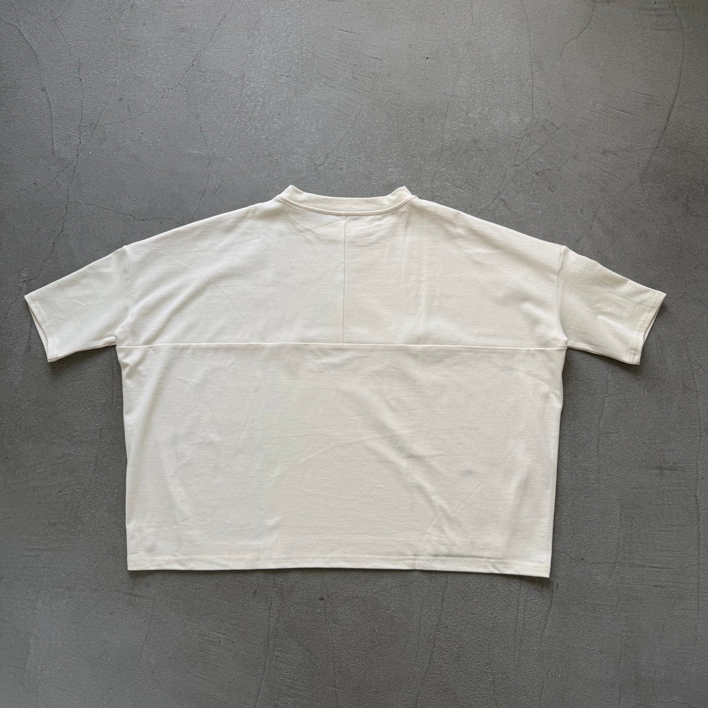 🟡水曜日入荷分予約受付中🟡 Linenya  テラヴェ7分袖Tシャツ　アイボリー