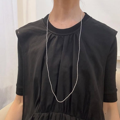 Toile Bijoux ライスパールロングネックレス