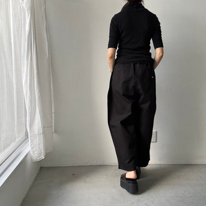 ゴーシュ  オーガニックダックコットンストレートラインパンツ