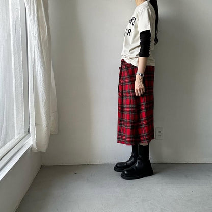 OLDMANS TAILOR OMTフロッキープリントロゴ半袖Tシャツ