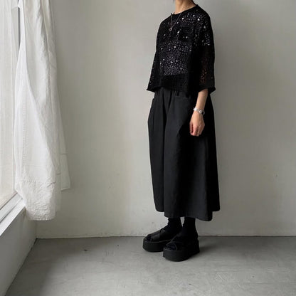 atelier naruse  スキャッタードホールニットプルオーバー