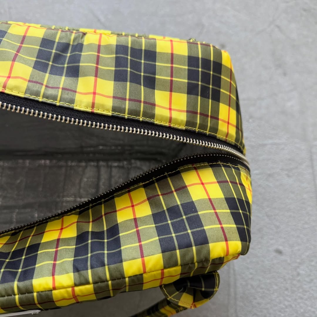 R&D.M.Co タータンチェックグロッサリーボストンバッグ　ルイス