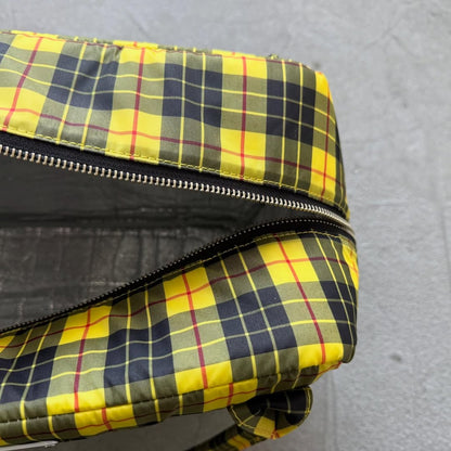 R&D.M.Co タータンチェックグロッサリーボストンバッグ　ルイス